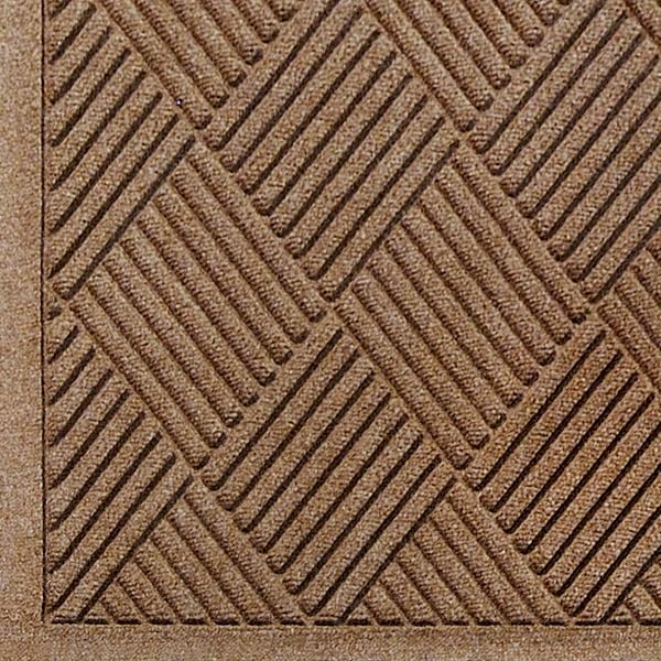M+A Matting WaterHog Fashion Diamond-Pattern Commercial Grade Entrance Mat, Indoor/Outdoor Medium Brown Floor Mat 3' Length x 2' Width, Medium Grey - 5