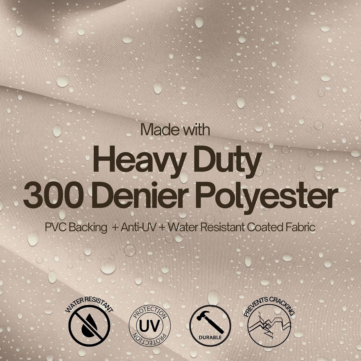 Formosa Covers Portable Garment Rolling Rack Cover - Protect Your Clothes from Dust Keep Your Room Looking Organized (Cover Only) - 48" Wx18 Dx75 H