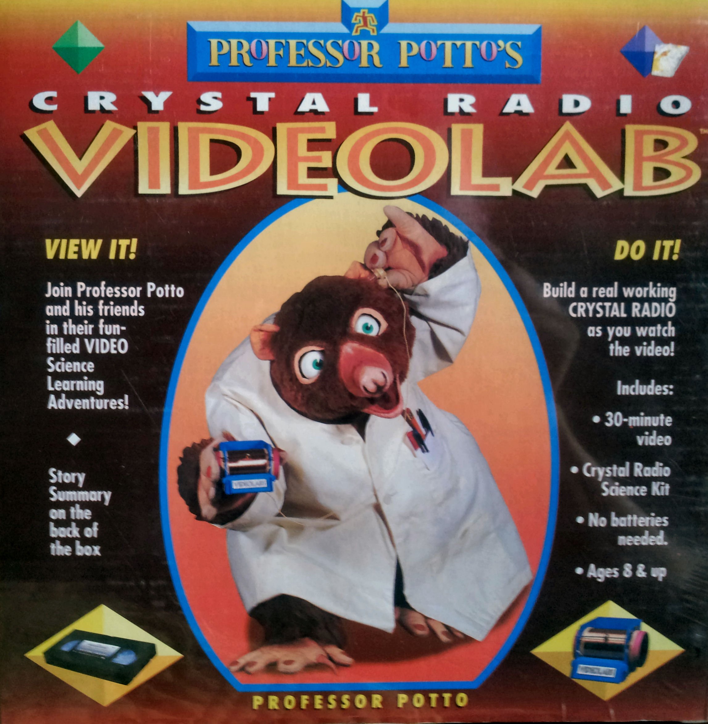 Professor Potto's Crystal Radio Videolab