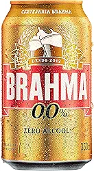 Cerveja Brahma Zero, 350ml, Lata