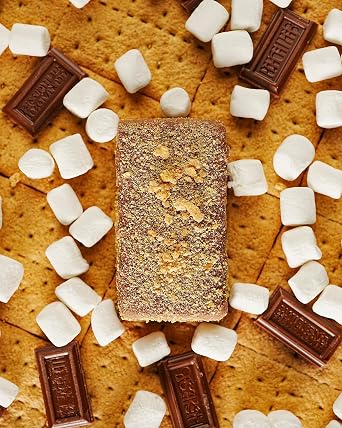Anabar Protein Candy Bars, 20 Grams of Protein Candy, Tasty Bars, Candy Texture on Every Bar, Amazingly Delicious Macro Packed Candy Bar, (12 Bars, Milk Chocolate Campfire S'mores)