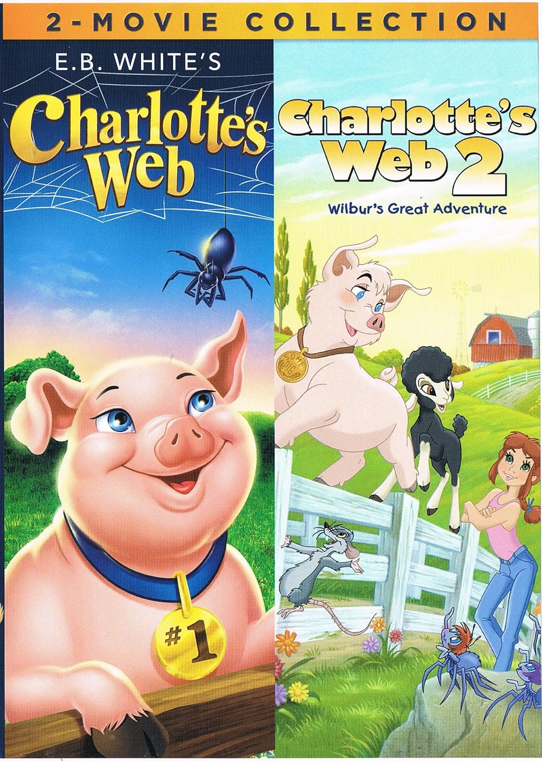 Amazon.com: Charlotte's Web 2-Movie Collection : Dakota Fanning, Debbie ...