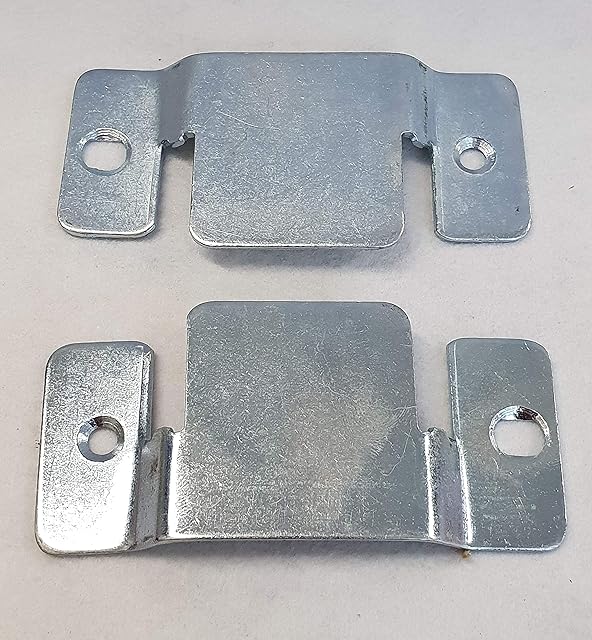 One Pair of Heavy Duty Flush Mount Headboard Hanging Wall Interlocking Brackets FREEPOST