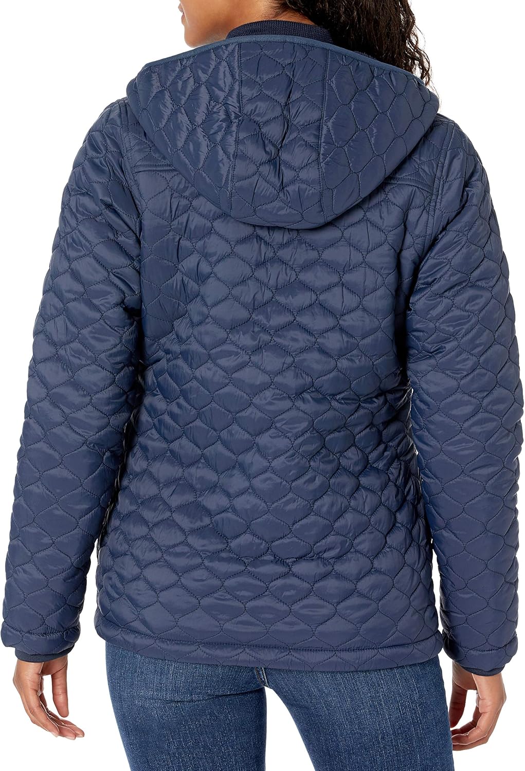 Amazon Essentials womens Lightweight Quilted Full-Zip Water-Resistant Sherpa-Lined Hooded Puffer Jacket