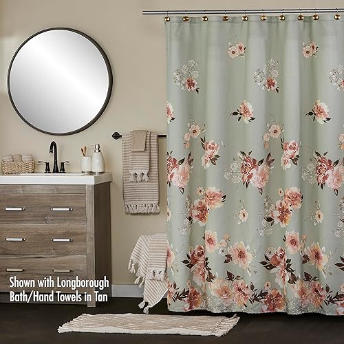 Miniatura 5 de SKL Home Cortina de ducha floral Holland, salvia