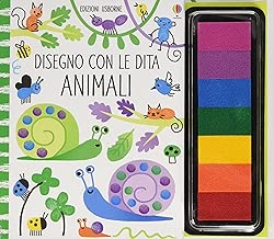 Animali. Disegno con le dita. Ediz. illustrata Copertina flessibile=64 pagine