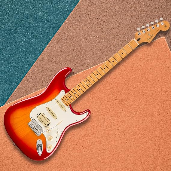 Fender Player II Stratocaster HSS, Maple Fingerboard, Aged Cherry Burst