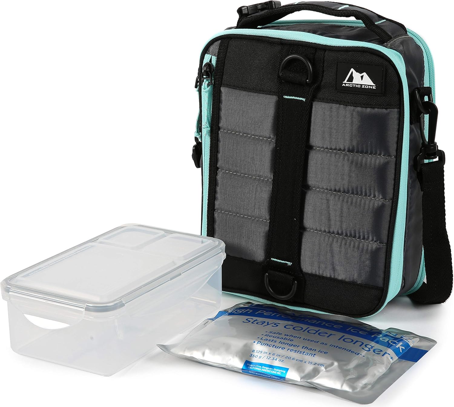 Arctic Zone Ultimate Secret Upright Expandable Lunch Pack, Grey