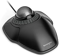 Vista 1 de Kensington Orbit Trackball Mouse con anillo de desplazamiento (K75327WW), color negro y gris