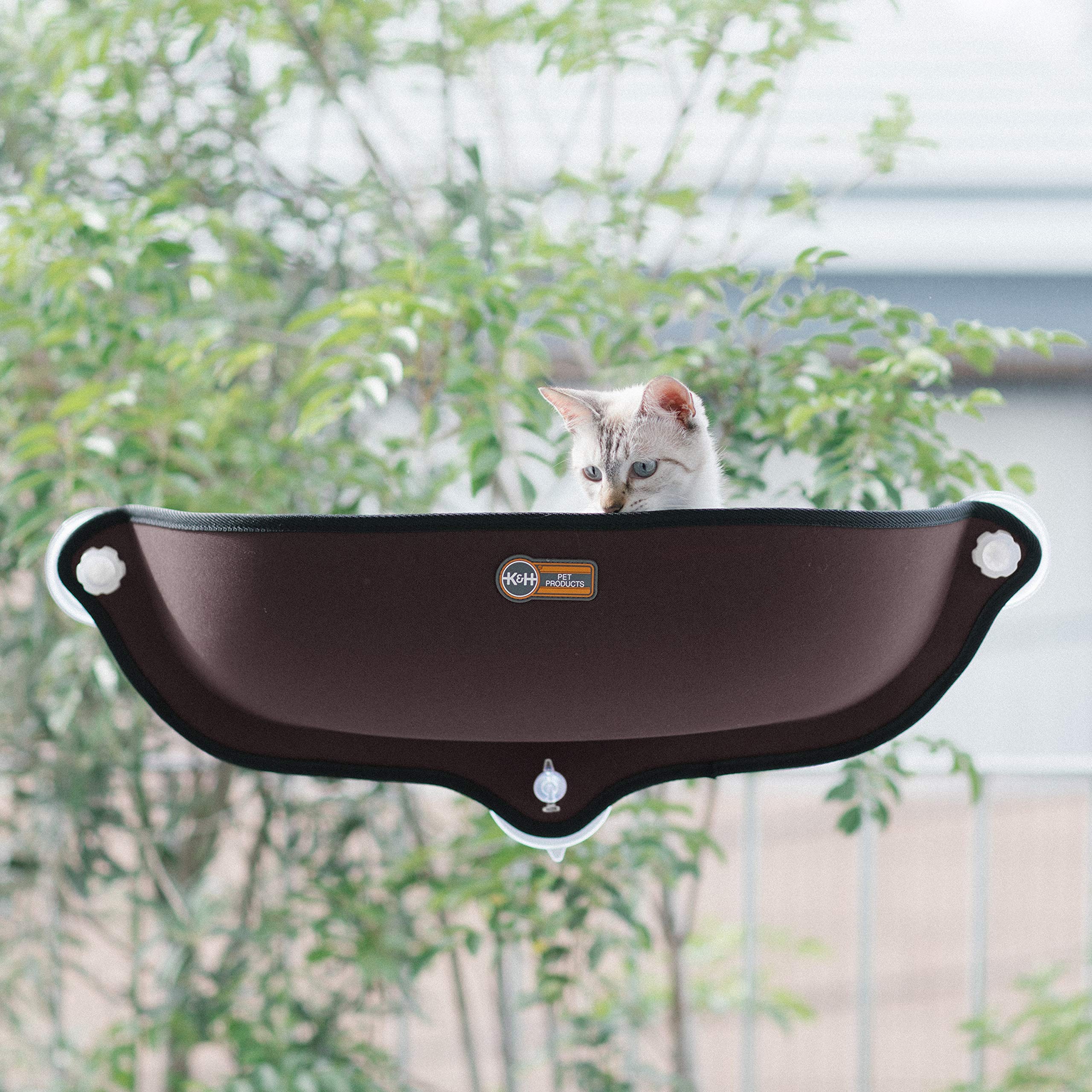 K&H EZ Mount window Bed 　デニム　猫用 窓 ベッド 安心の正規品』EZ Mount window Bed イージーマウントウィンドウ