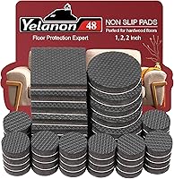 Vista 9 de Yelanon Almohadillas Antideslizantes para Muebles - 32 piezas de 1.5" Agarraderas para Muebles para Pisos de Madera Dura, Antideslizantes para Patas