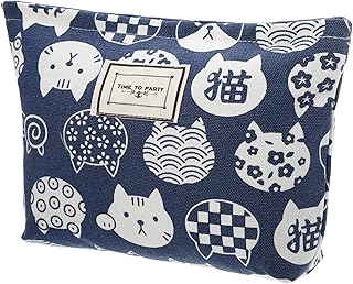 Bolsa de maquillaje de lona, bolsa de maquill...