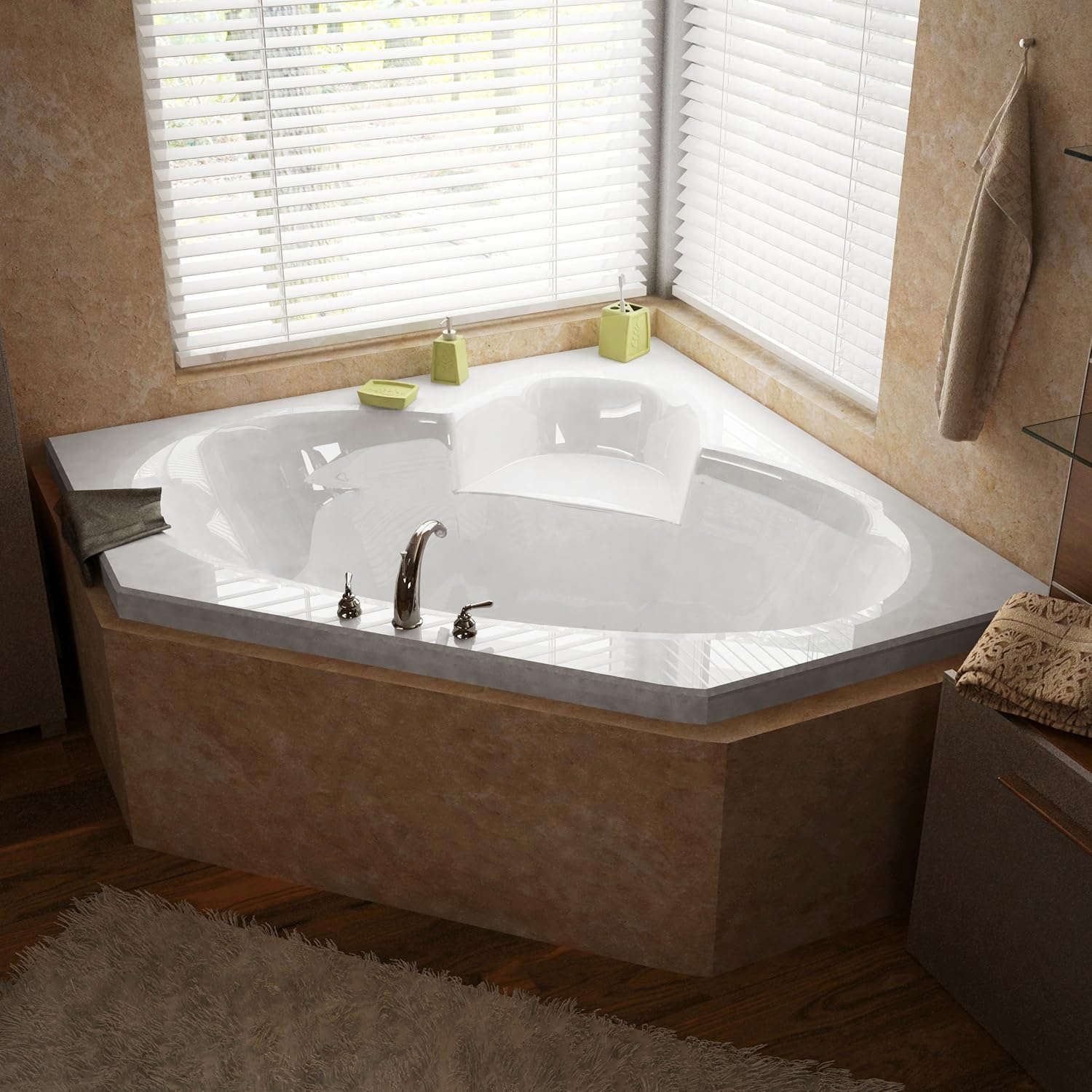 6060S Sublime 60 x 60 Corner Soaking Bathtub