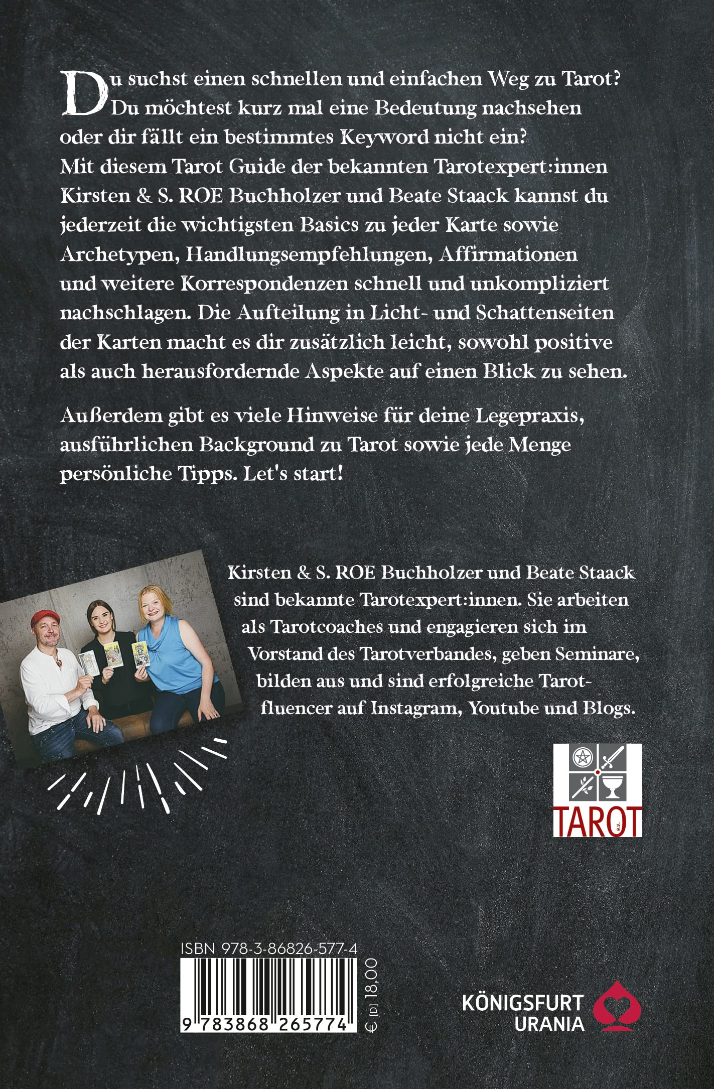 Dein Tarot Guide: Schnell & einfach legen und deuten (Tarotbuch für Anfänger & Profis, Neuerscheinung 2023): Tarotbuch für Anfänger, Einsteiger & Profis