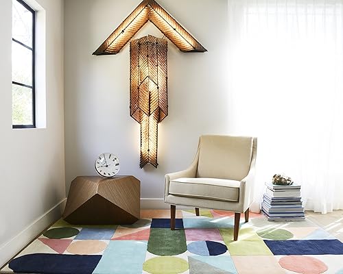 Miniatura 2 de Novogratz Delmar Collection Wright - Alfombra multicolor de 2 pies 3 pulgadas x 8 pies 0 pulgadas, tapete de tamaño para sala de estar, dormitorio,