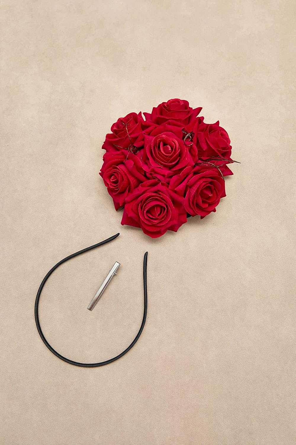 BABEYOND Floral Fascinators for Women Feather Fascinators Headband for Cocktail Tea Party - Image 3