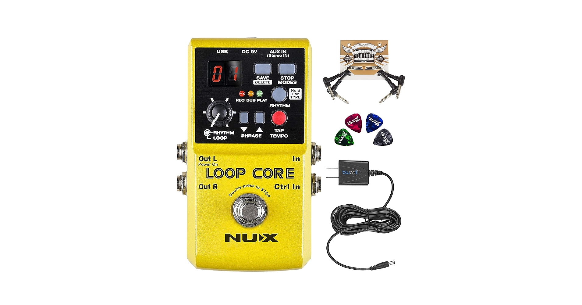 Amazon.com: NUX Loop Core Looper Effects Pedal with Tap