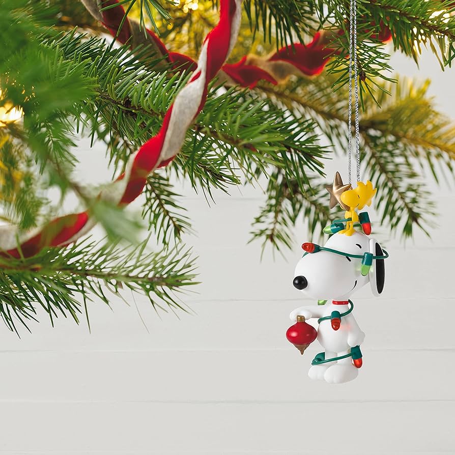 PEANUTS - 【新品】hallmark社 スヌーピー ウッドストック クリスマス オーナメント Amazon.co.jp: Hallmark ピーナッツ スヌーピー ハギング ウッド