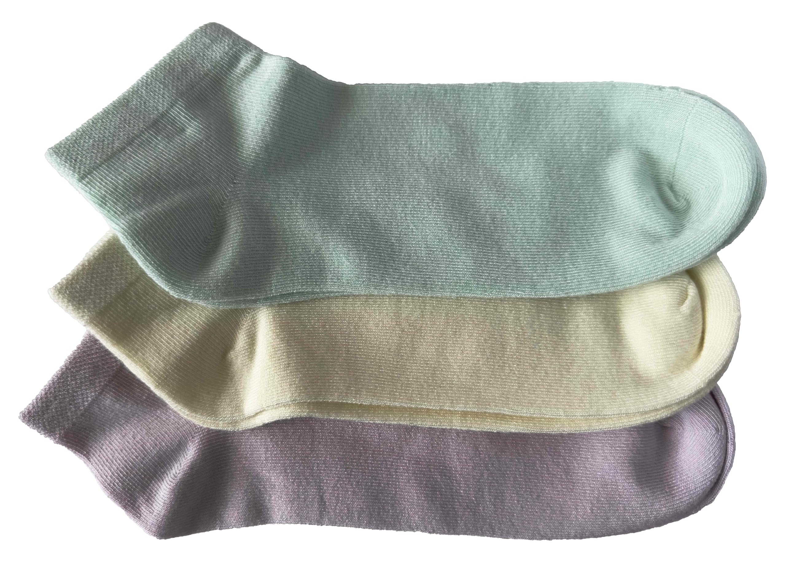 Rambutan Comfort Seam Rayon from Bamboo Ankle Socks, Youth &amp; Adult, 3 Pack | hand-linked smooth toe, low cut for sneakers &amp; flats, one size that fits the whole family