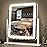 FENNIO Vanity Mirror with Lights - 15x12.6 LED Lighted Makeup Mirror, Large Makeup Mirror with Lights, Touch Screen with 3-Color Lighting, Dimmable, for Vanity Desk Tabletop, Bedroom