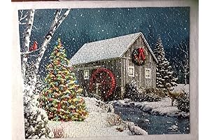 Springbok The Falling Snow 500 Piece Jigsaw Puzzle for Adults