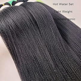 Black 1b Braiding Hair Pre stretched Synthetic Ez Braid Yaki Braiding Hair