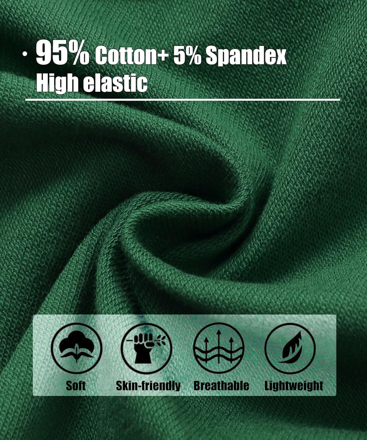 GFQLONG 5 Pack Toddler Boys Girls Cotton Athletic Running Shorts, Kids Summer Casual Fashion Soccer Shorts - Image 4