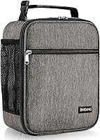 Vista 8 de Lonchera aislada para el almuerzo – Bolsa de almuerzo pequeña duradera reutilizable para adultos, bolsa de almuerzo para adultos, hombres y mujeres