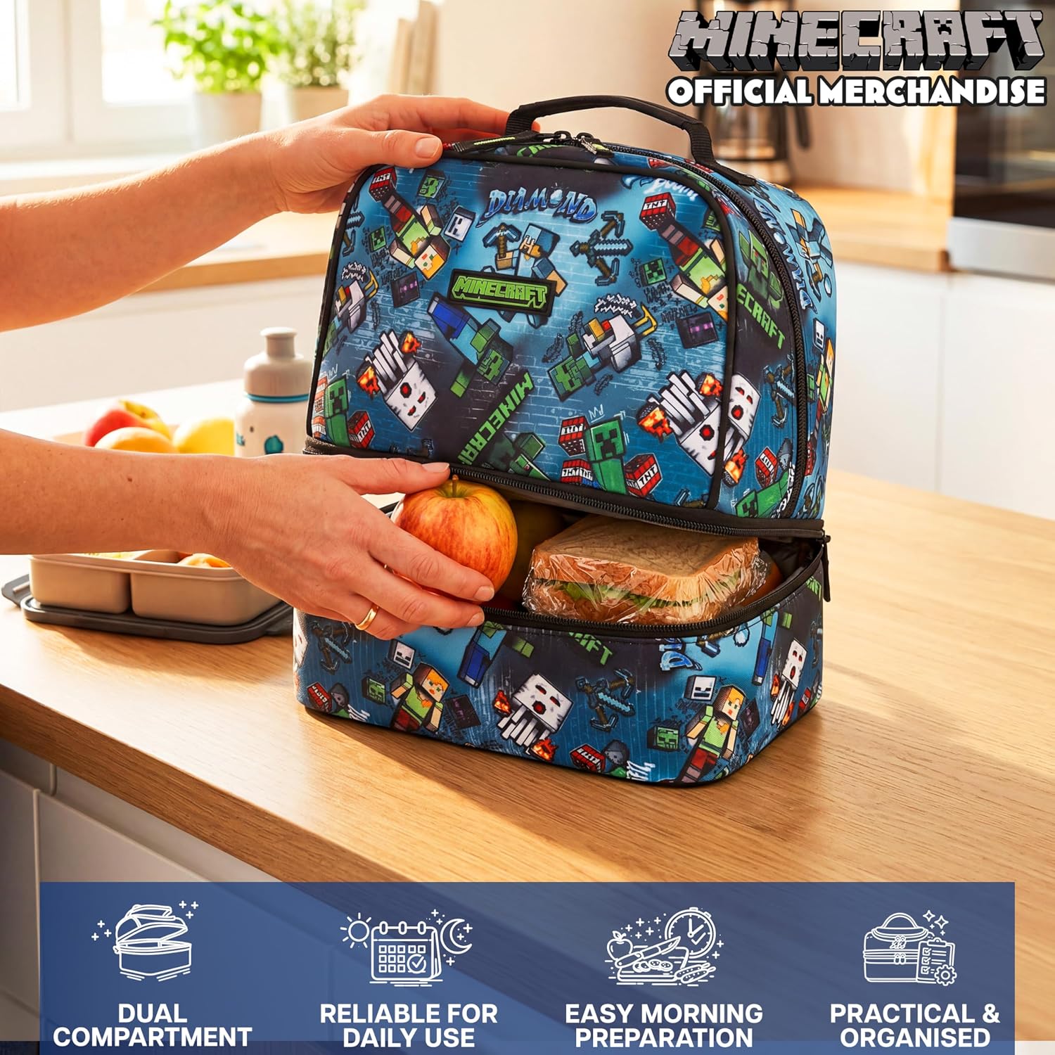 Get Trend Minecraft Kids Reusable Insulated