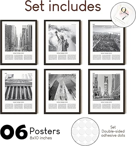 Miniatura 2 de 97 Decor Póster de Nueva York, arte de pared de horizonte de Nueva York, impresiones artísticas de la ciudad de Nueva York, cuadros en blanco y