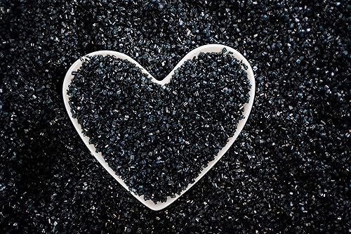 Miniatura 7 de Cristales de azúcar negro: sin lácteos, sin gluten, sin huevo, vegano, sin soja, sin nueces, kosher, azúcar espumoso de color para galletas,