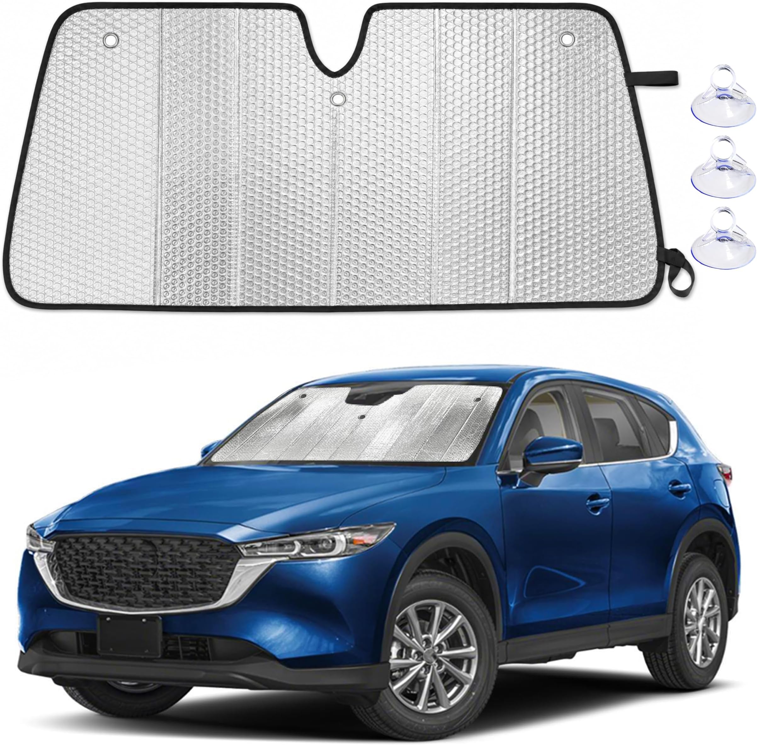 EcoNour Foldable Sun Shade Fit for Mazda CX_5 2017-2024 2025 2026