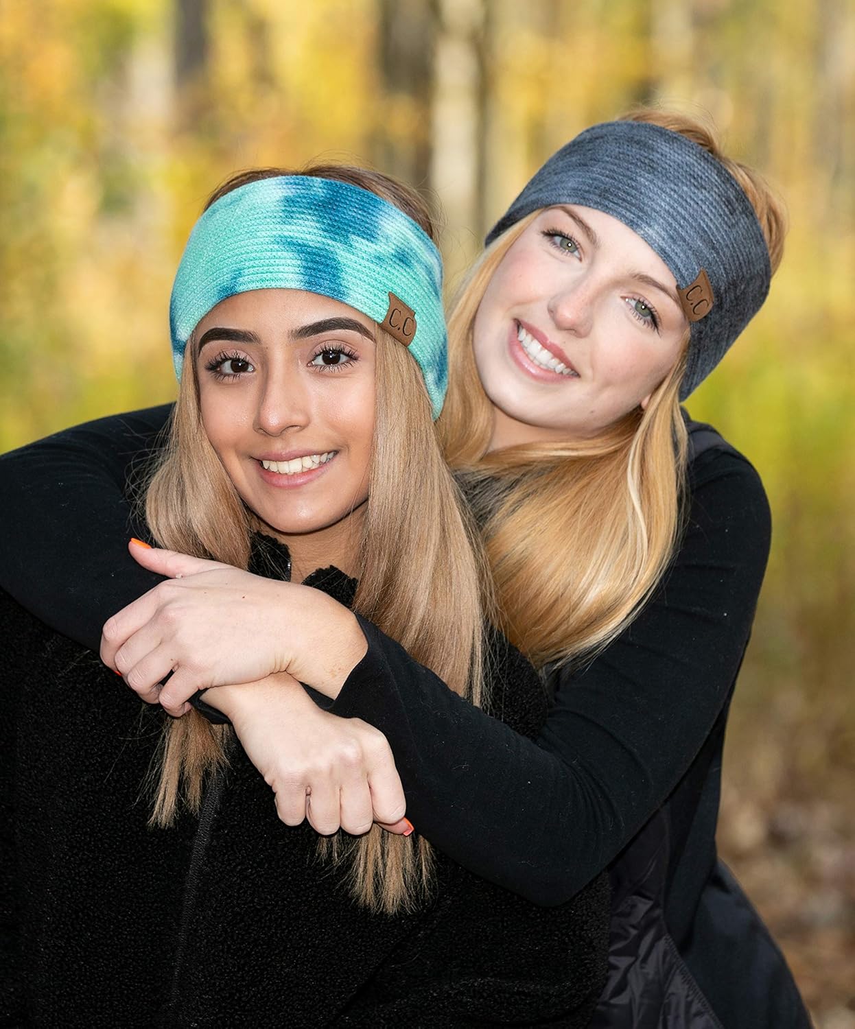 Funky Junque Women's Cozy Tie Dye Headband Ear Warmer - Stylish Winter Headwrap - Bright Hues, Neutral Tones, Value Packs - Image 5