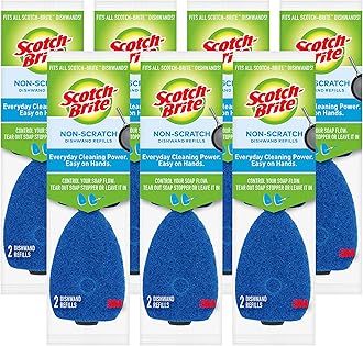 Scotch-BriteNon-Scratch Dishwand Refills, Fits All Scotch-Brite Dishwands, 14 Refills