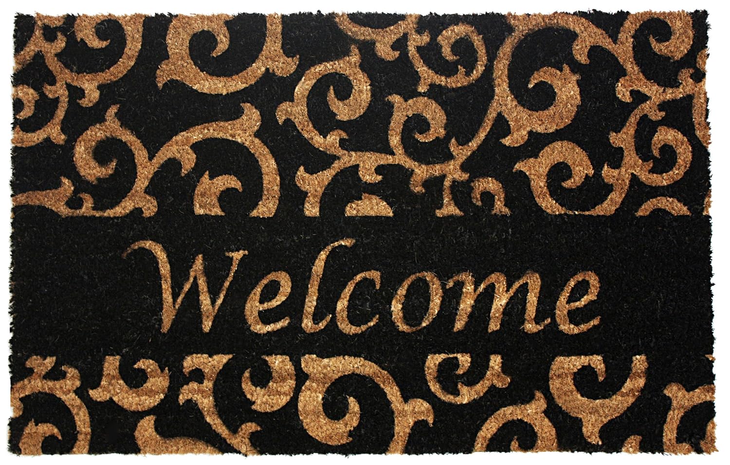 Buy J & M Home Fashions Vinyl Back Coco Doormat, 18 by 30Inch,
