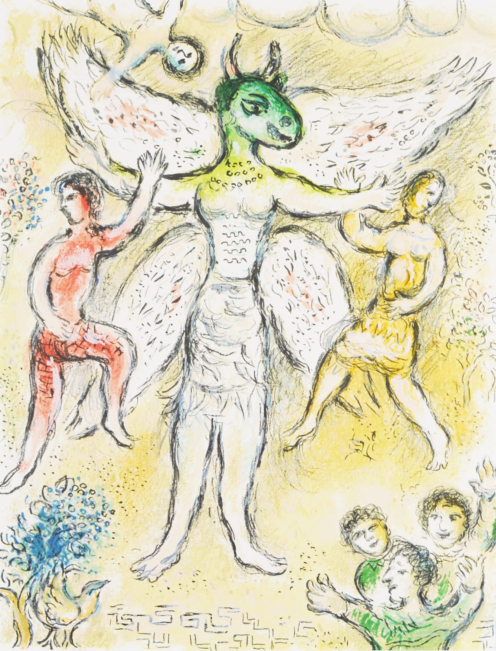 2209様感謝‼️シャガール石版画オデッセイ『アテネーとテレマコス