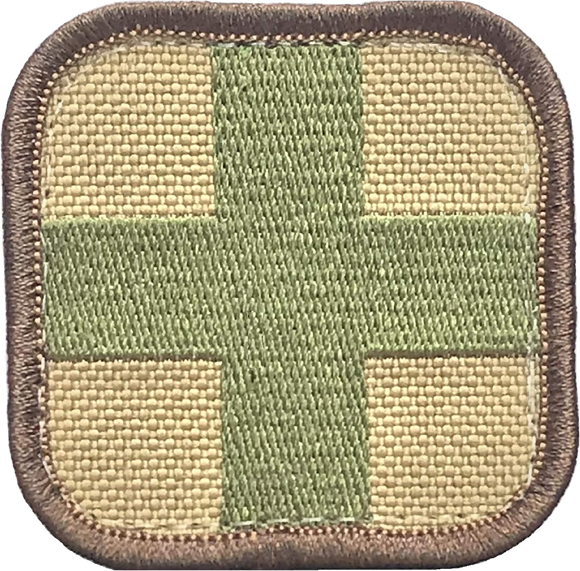 Medic First Aid Morale Patch - Stitch / Embroidered - Perfect for IFAK Rip Away Pouch, EMT, EMS, Trauma, Medical, Paramedic First Response Rescue Kit - Tactical, Combat, Emergency (Multi-CAMO)