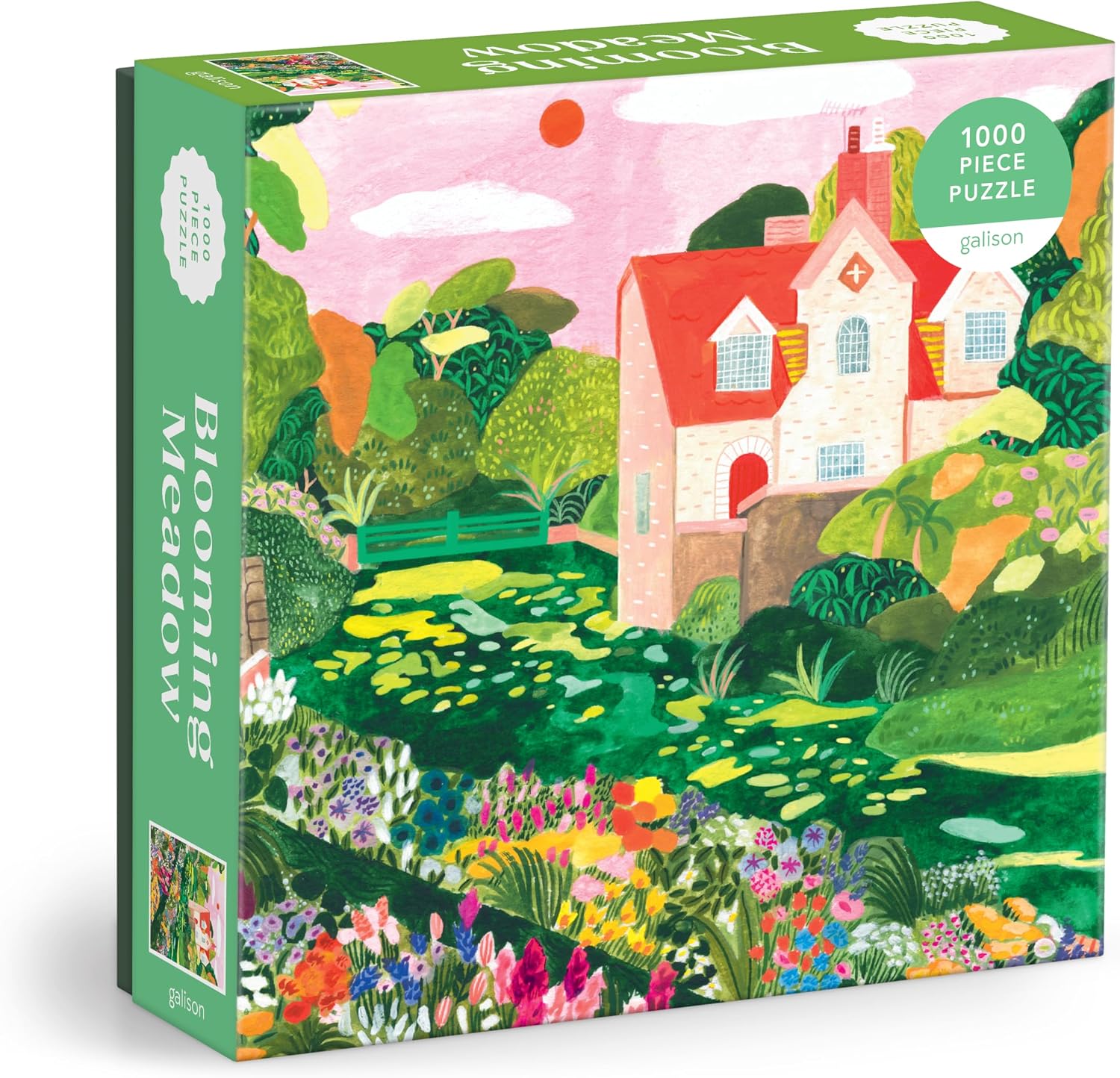 Galison - Blooming Meadow 1000 Piece Jigsaw Puzzle for Adults