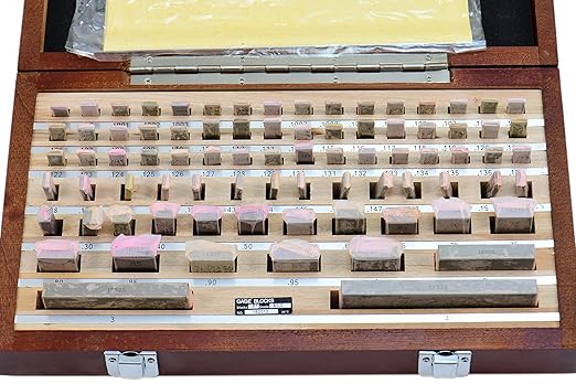Shars Grade 0 Rectangular Gage Block Set with NIST traceable Certificate 81 PCS 303-5307C M)