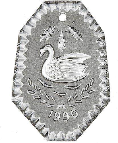 Miniatura 1 de Waterford Adorno de cristal 12 días de Navidad 1990 7 cisnes nadando
