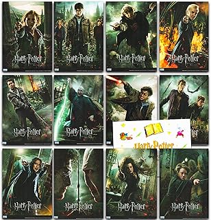 Harry Potter Poster Book Super Set ~ 12 Harry Potter Posters Featuring Harry, Ron, Hermione, and More (Harry Potter Room Decor)
