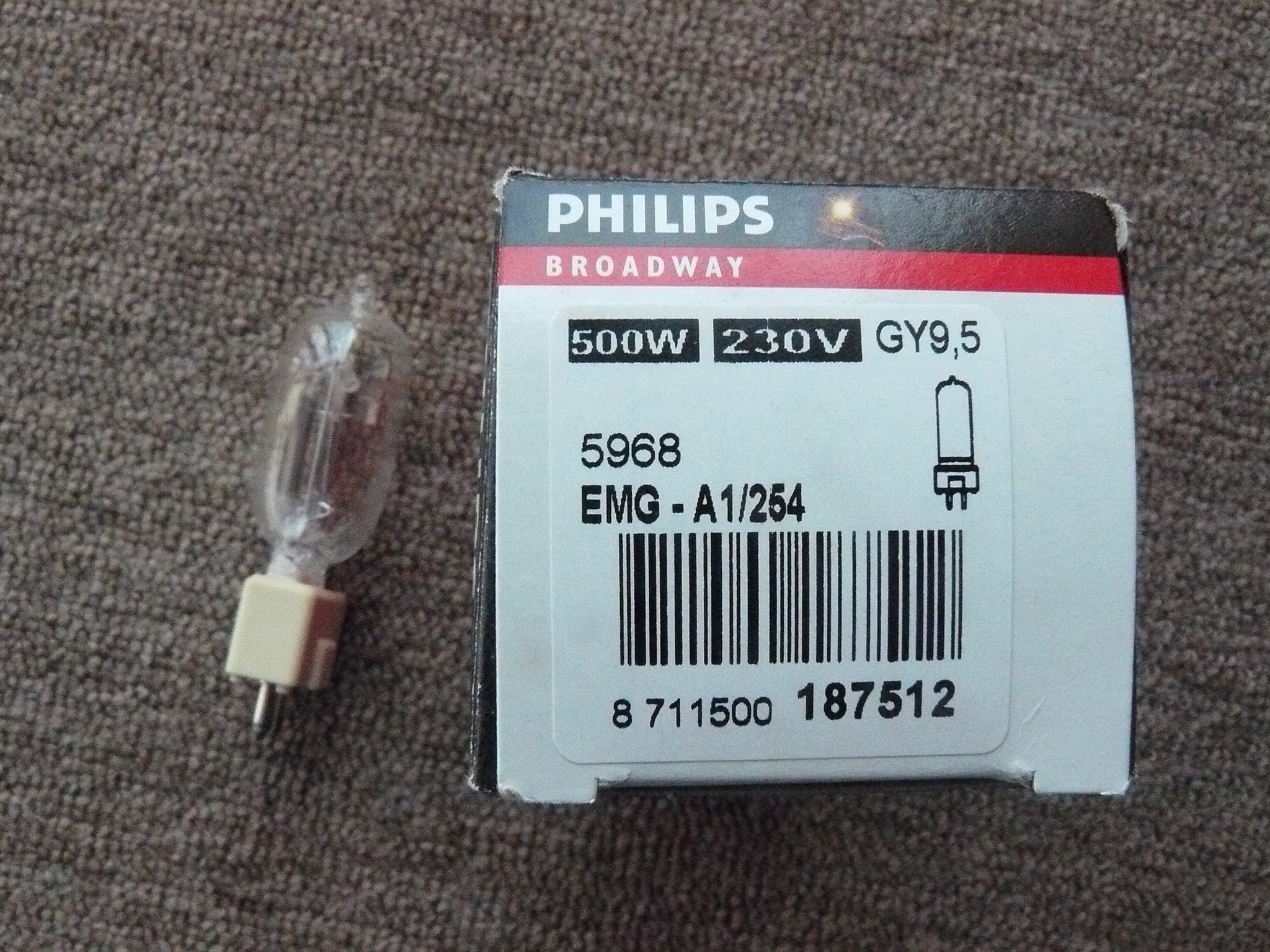 Philips Halogenlampe Foto Optic Studio GY9,5, 500W