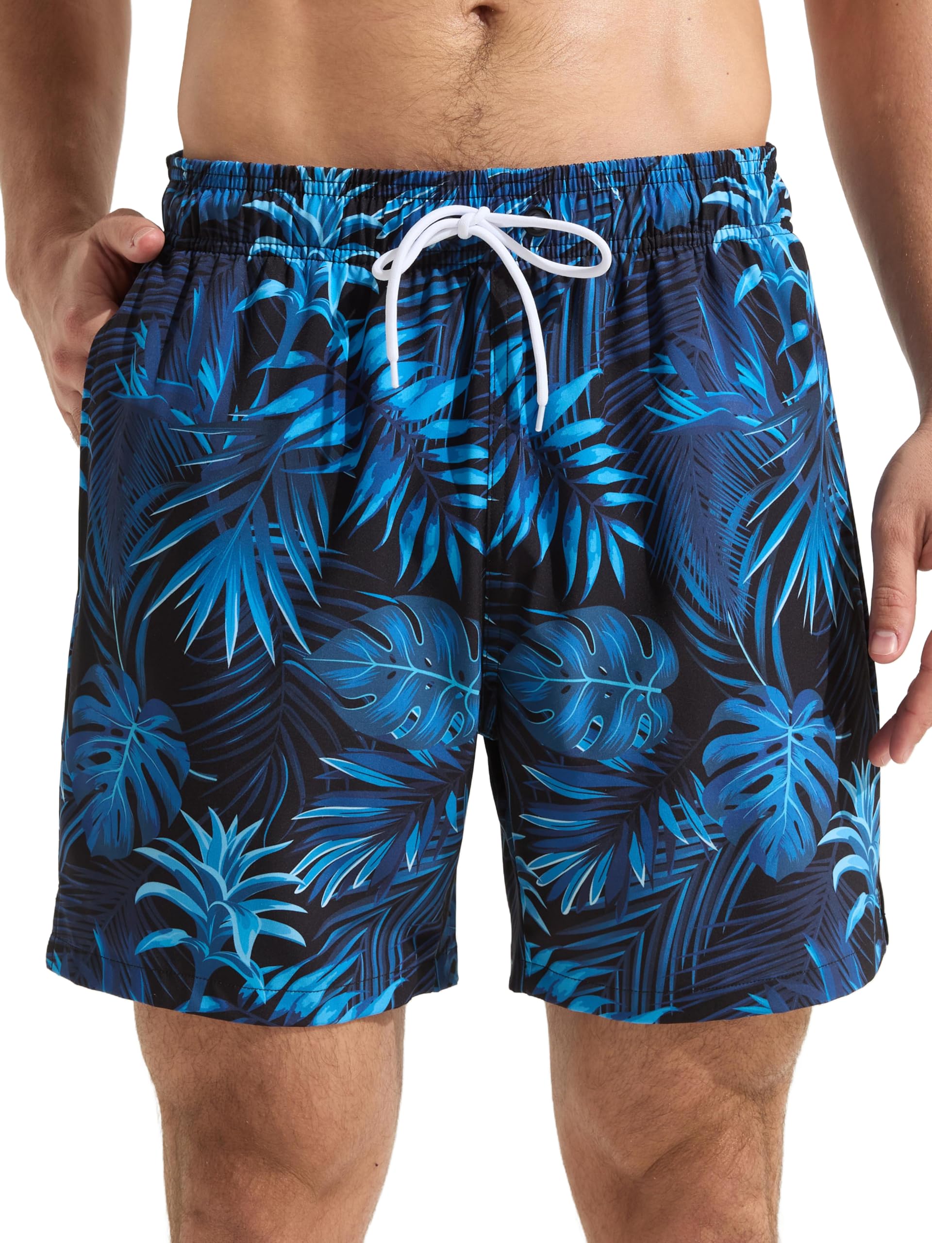 Arcweg Badeshorts Herren Badehose für Männer Schnelltrocknend Atmungsaktiv Elastischer Schwimmhose Kurz mit Meshfutter Für Strandurlaub & Freizeit S-3XL