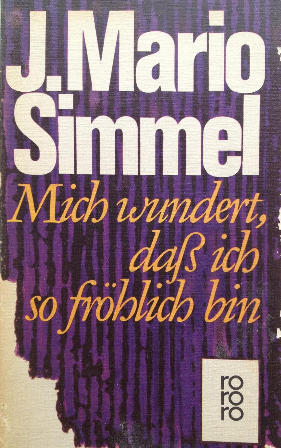 Amazon.com: Mich wundert, daß ich so fröhlich bin.: SIMMEL, JOHANNES