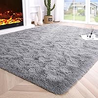 Vista 107 de Noahas Alfombras Esponjosas de Arcoíris para Dormitorio de Niñas, 2x4 Alfombra Peluda Rosa para Cuarto de Niños, Alfombras de Área Peludas para Sala