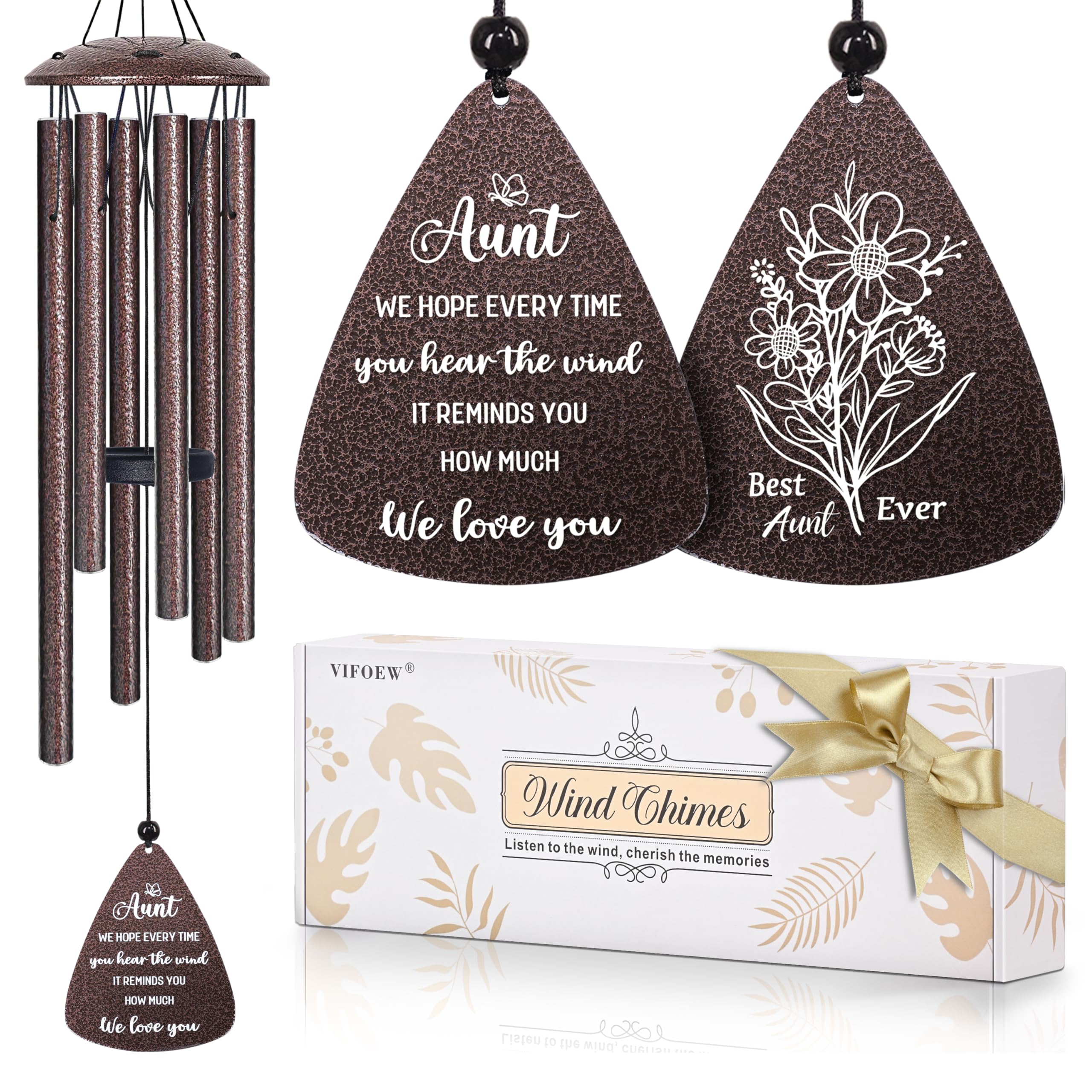 32 Bronze Wind Chimes for Aunt
