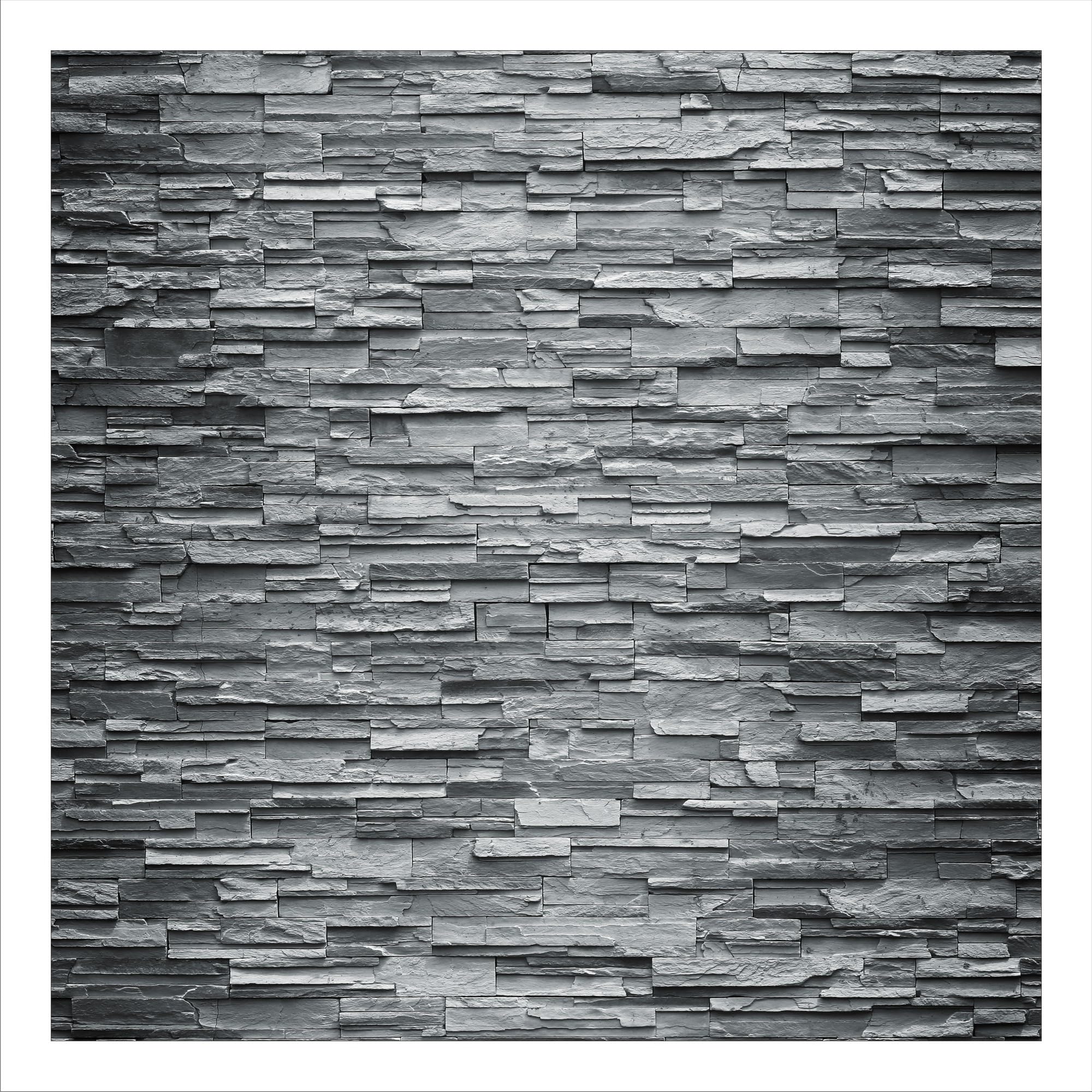 IMJ-Global Pannello Copri Parete Splashback Paraschizzi Paraspruzzi da Cucina | Decorazione Pietre | 100x60 cm | in Vetro Temprato