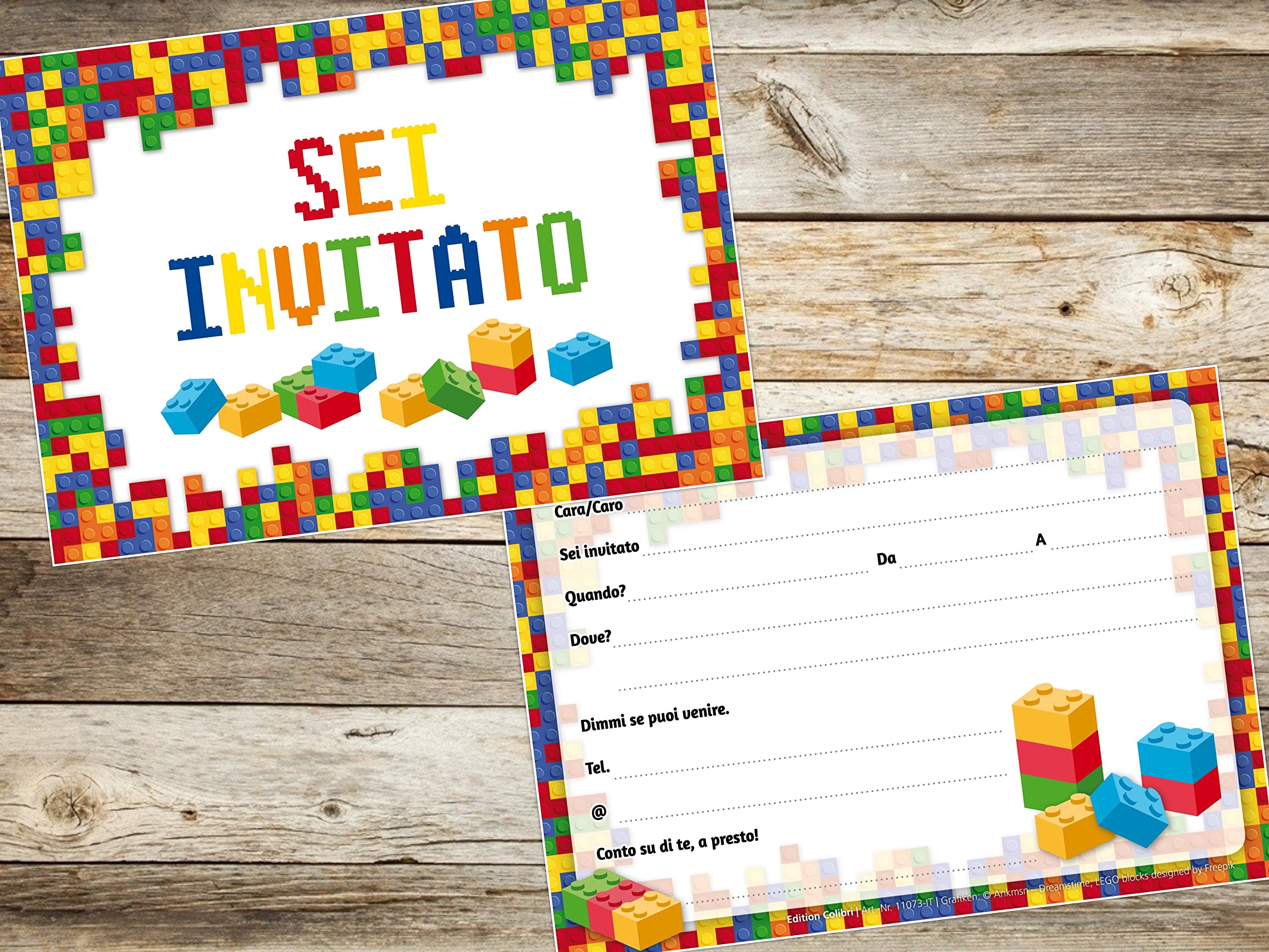 10 Inviti Per Halloween Cimitero - Edition Colibri - Biglietti Per Festa Horror