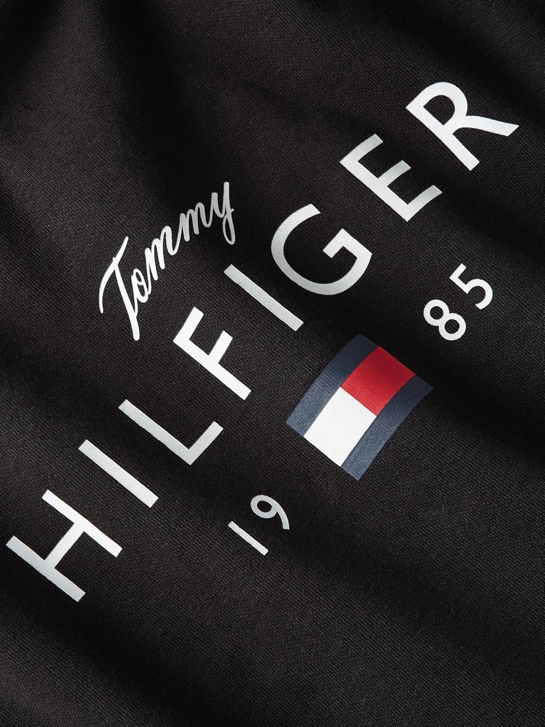 Tommy Hilfiger mens Medium Weight Cotton Hoodie Sweatshirt With Printed Logo and Drawstring - Image 5