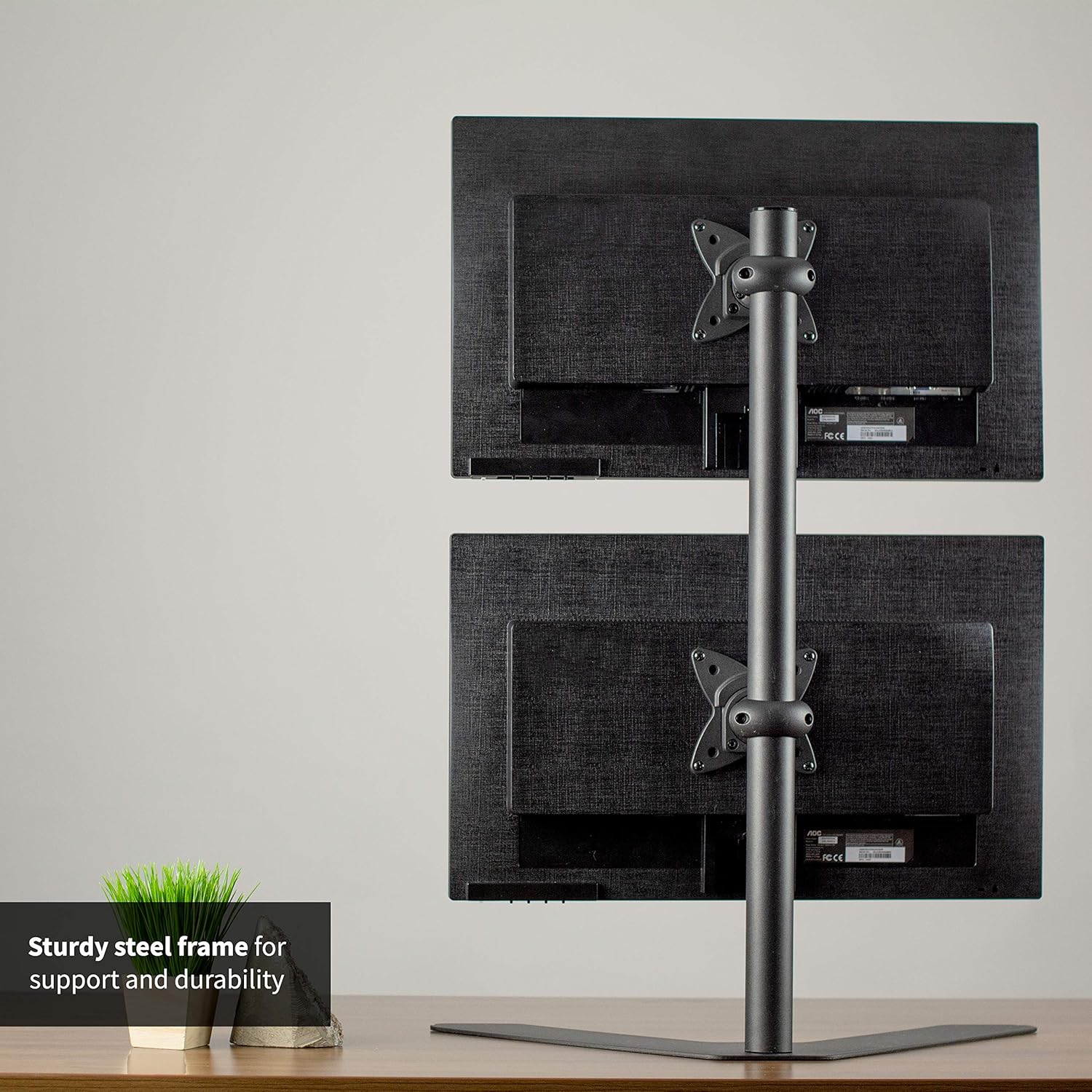 Buy 1 get 1 VIVO Dual LCD Monitor 2 Screen Desk Stand 🔥 VIVO Dual LCD Monitor 2 Screen Desk Stand